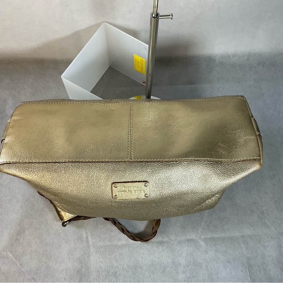 Kate Spade Gold Metallic Large Shoulder Bag - Picture 7 of 16